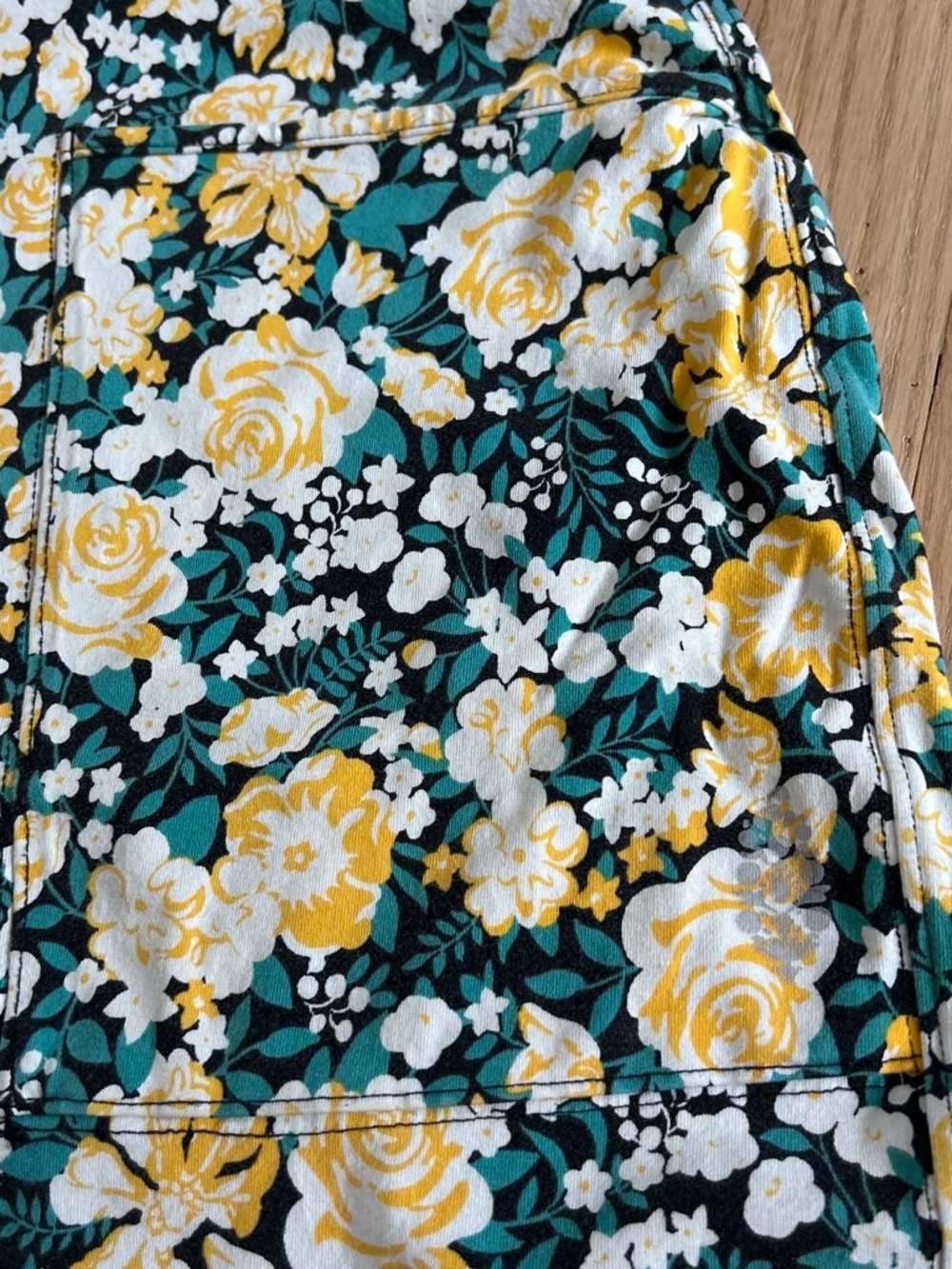 Free People Floral hot shot Romper in Yellow, Green, White - Picture 3 of 4
